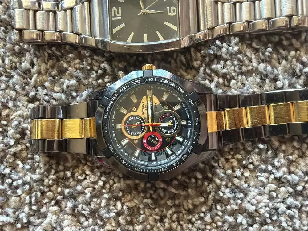 Lot of 3 Men's Wristwatches including New Balance Sport, Square Case Quartz valu